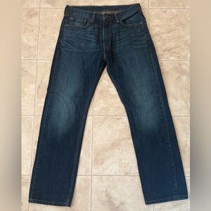 Levi's Dark Blue Straight Leg Jeans